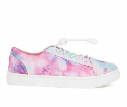 Promo ๐ Girls' Olivia Miller Little Kid & Big Kid Pink Colorburst ๐ Sneakers Tie Dye โจ
