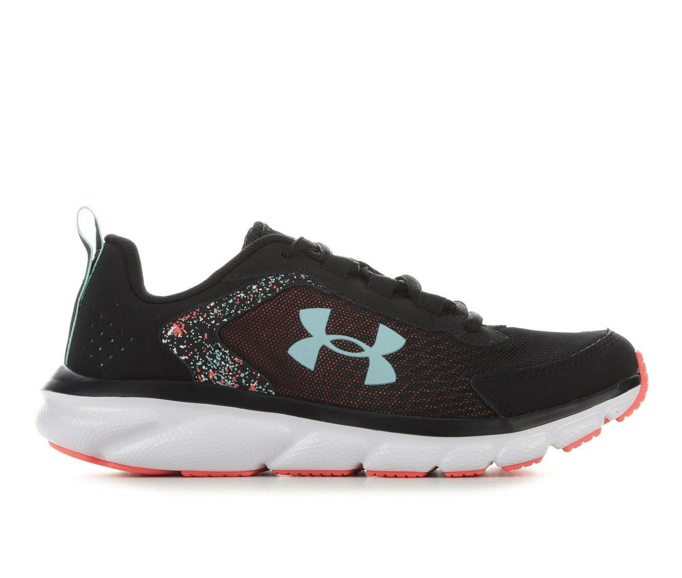Best deal ๐ Girls' Under Armour Big Kid Assert 9 Running ๐ Shoes Blk/Wht/Blue ๐ - Image 2