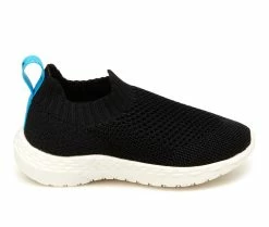 Best deal 😍 Girls' Carters Toddler & Little Kid Greeny Slip-On 👟 Sneakers Black 🤩