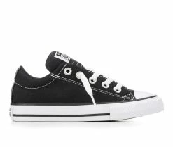 Flash Sale 🧨 Kids' Converse Little Kid Chuck Taylor All Star Street Ox Slip-On 👟 Sneakers Black/White 💯