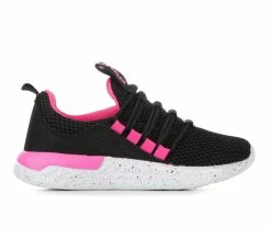 Best Pirce 🔥 Girls' Shaq Little Kid & Big Kid Sampson Running 👟 Shoes Black/PInk 🔥