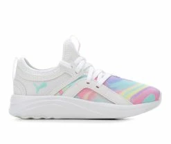 Cheapest ๐คฉ Girls' Puma Little Kid & Big Kid SoftRide Sophia Swirl Running ๐ Shoes Wht/Wht/Swirl ๐