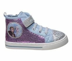 Brand new 😉 Girls' Disney Toddler & Little Kid Frozen Canvas Hi-Top 👟 Sneakers Purple/Blue 🔔