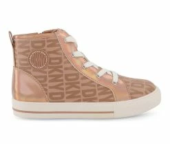 Cheap ๐ Girls' DKNY Little Kid & Big Kid Hannah Vertical ๐ Sneakers Beige โ