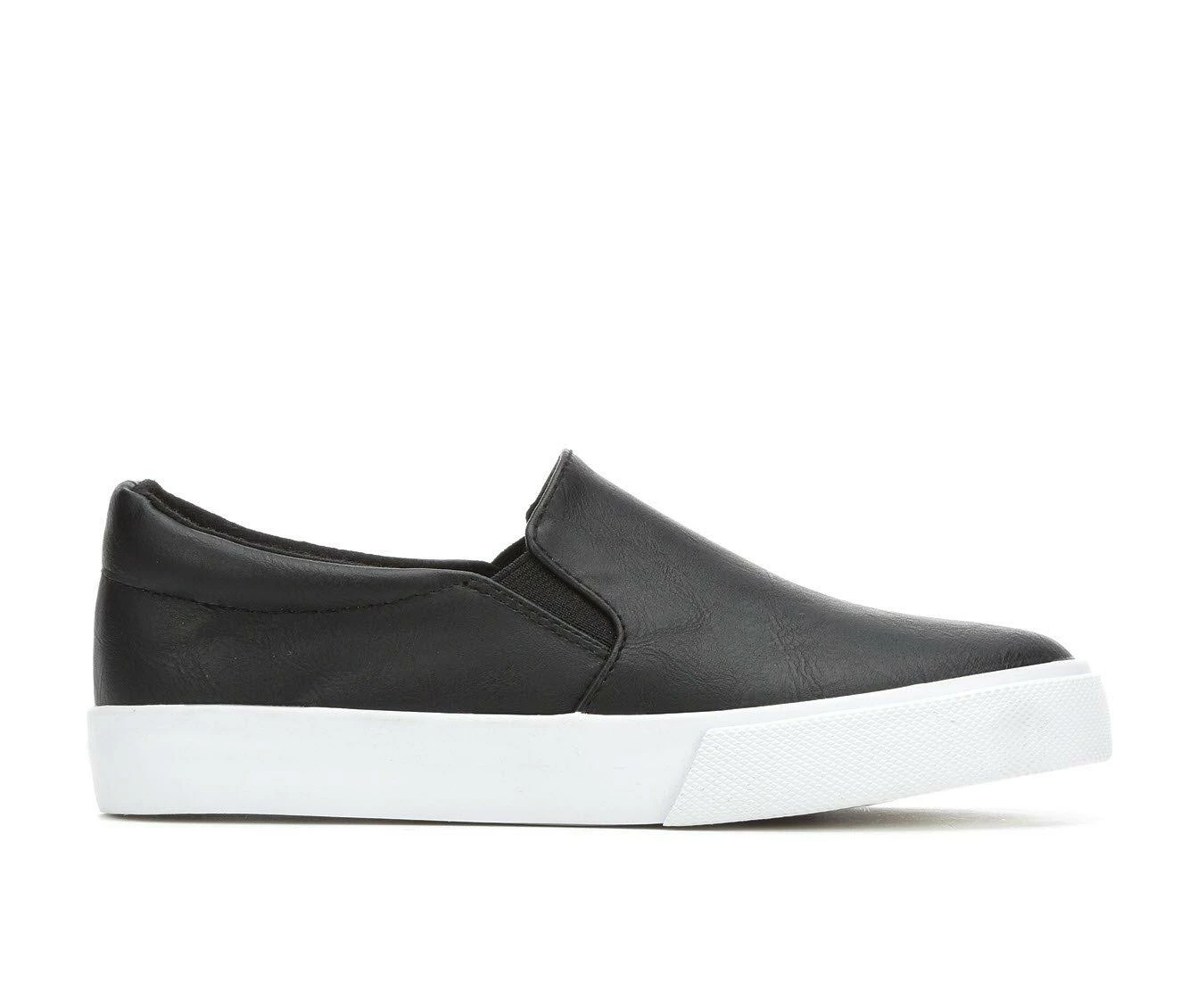 Outlet โ๏ธ Girls' Soda Toddler & Little Kid & Big Kid Reign Slip-On ๐ Sneakers Black โค๏ธ - Image 2