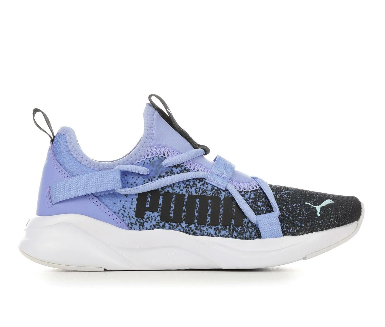Budget ๐ Girls' Puma Big Kid Softride Slip On Sprinkle Running ๐ Shoes Purple/Blk/Wht ๐ฅฐ