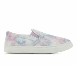 Wholesale ✨ Girls' Capelli New York Little Kid & Big Kid Tie Dye Slip-On 👟 Sneakers Pastel Combo ⭐