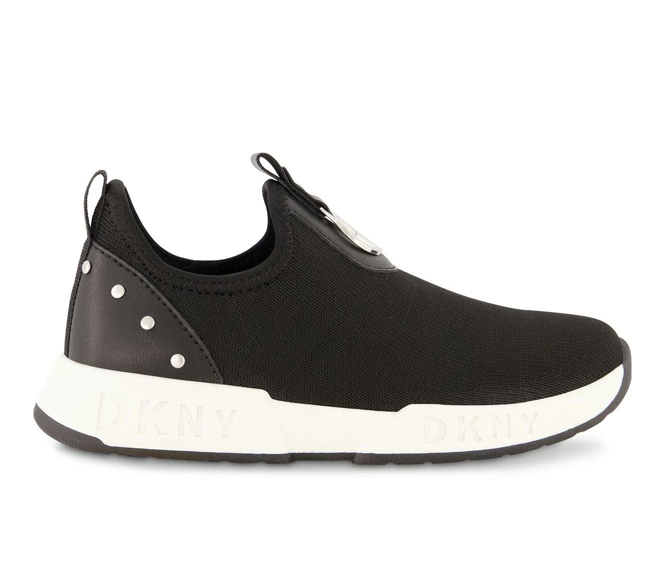 Cheapest ๐ฅ Girls' DKNY Little Kid & Big Kid Maddie Delta ๐ Sneakers Black โ๏ธ - Image 2