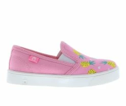 Hot Sale ๐ Girls' Oomphies Toddler & Little Kid Madison Slip On ๐ Sneakers Pineapple Pink ๐