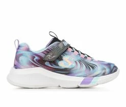 Flash Sale 👍 Girls' Skechers Little Kid & Big Kid Dreamy Lites Running 👟 Shoes Black/Multi 🔥