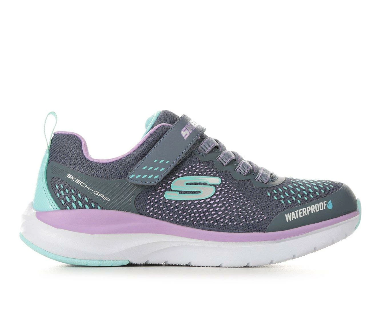 Cheap โจ Girls' Skechers Little Kid & Big Kid Ultra Groove Hydro Mist Running ๐ Shoes Grey/Multi โจ - Image 2