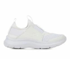 Best Pirce ๐คฉ Girls' Skechers Little Kid & Big Kid Skech Fast Slip-On ๐ Sneakers White Mono ๐