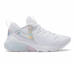Deals 🎁 Girls' Puma Big Kid Cell Vive Iridescent Jr. Running 👟 Shoes Wht/Iridescent ✨