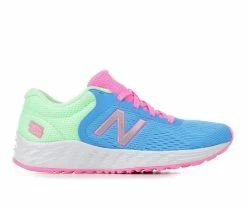 Promo ๐ Girls' New Balance Little Kid Arishi PPARIGS2 Wide Running ๐ Shoes Sky/Green/Pink ๐