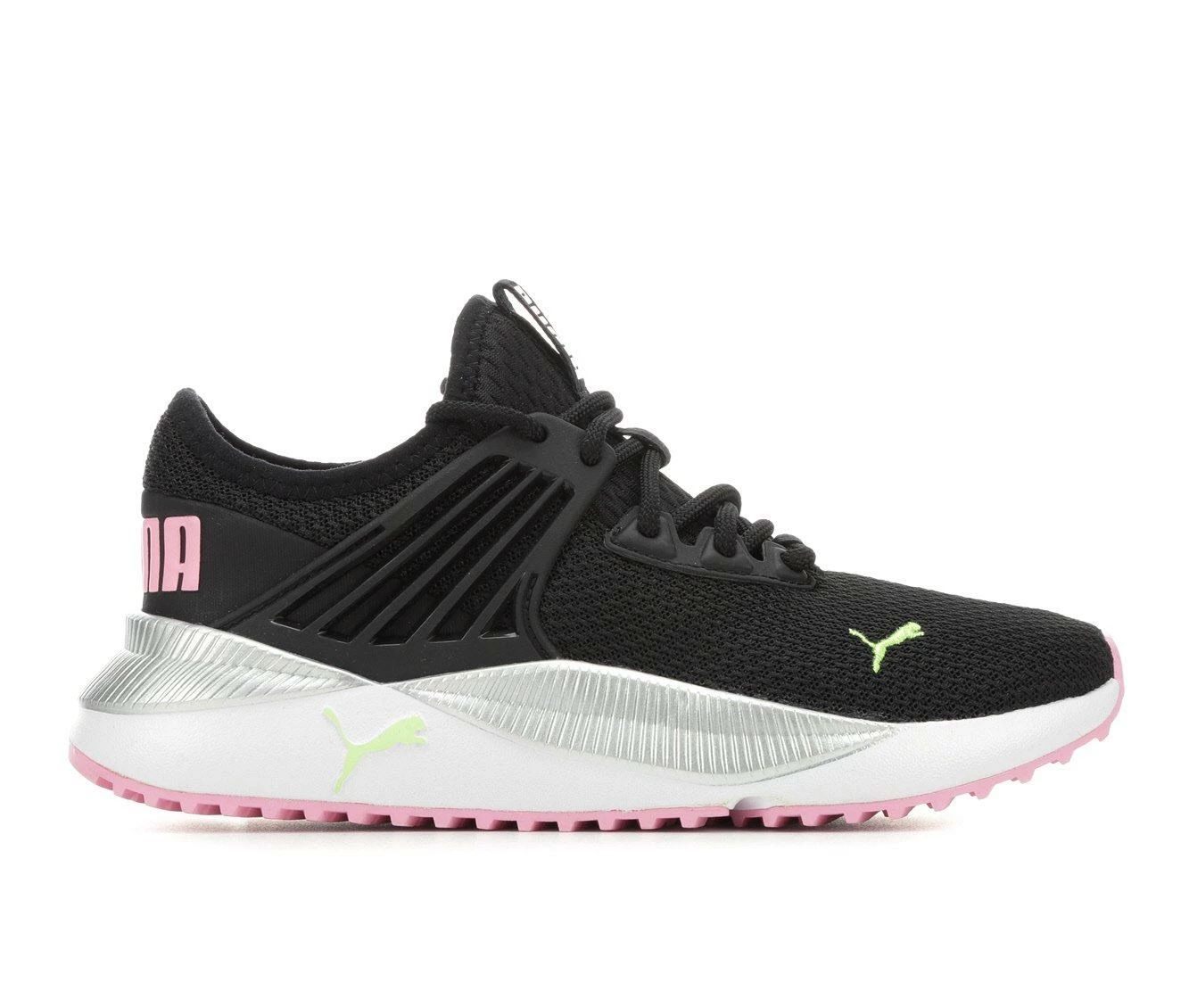Cheap ๐ Girls' Puma Big Kid Pacer Future 2.0 Junior Running ๐ Shoes Bk/Pink/Wh/Lime ๐ - Image 2