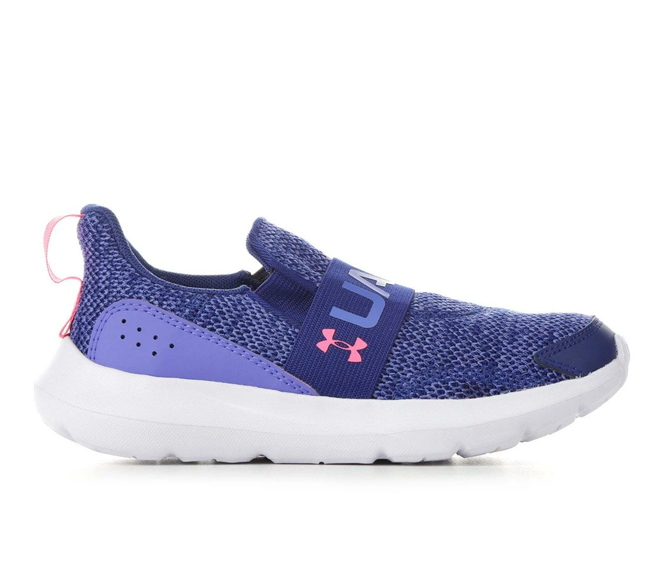 Best deal ๐ Girls' Under Armour Little Kid Surge 3 Slip-On Running ๐ Shoes Blue/Violet/Pnk ๐