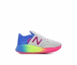 Best Sale ⭐ Girls' New Balance Infant & Toddler Roav IDROVJLB Running 👟 Shoes Alum/Cobalt/Mlt ✨