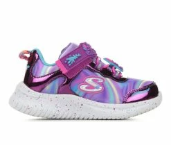 Top 10 👏 Girls' Skechers Toddler Jumpsters Sweet Kickz Scented 👟 Sneakers Grape 🥰