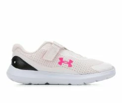 Best deal โ๏ธ Girls' Under Armour Toddler Surge 3 Running ๐ Shoes Pink/White/Pink ๐ฅฐ