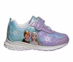 Cheapest 👍 Girls' Disney Toddler & Little Kid CH89447C Frozen II Light-Up 👟 Sneakers Lilac/Blue 😍