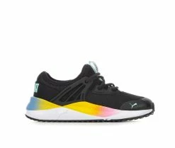 Promo ๐ Girls' Puma Toddler Pacer Future 2.0 Rainbow Running ๐ Shoes Black/Multi ๐งจ