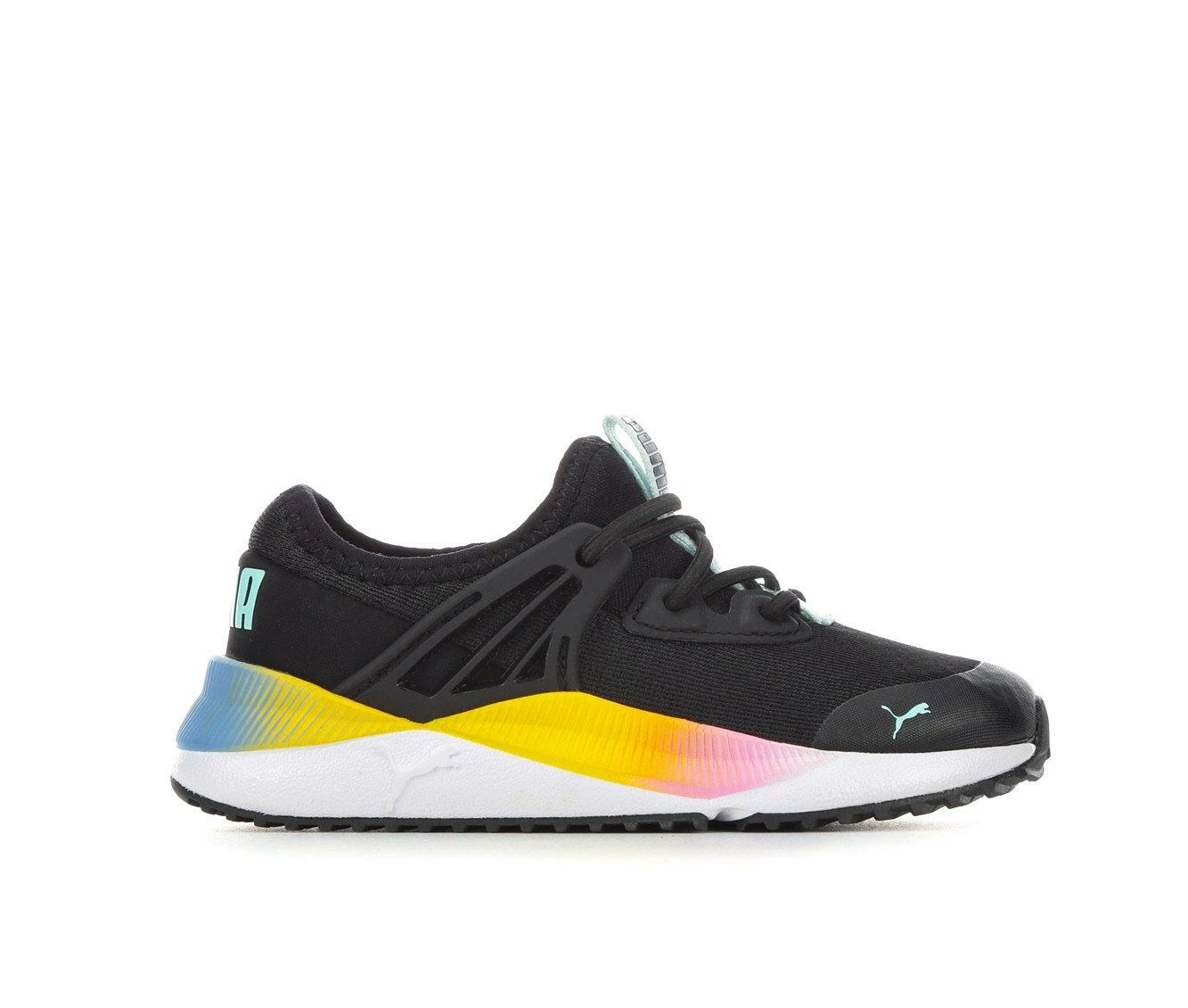 Promo ๐ Girls' Puma Toddler Pacer Future 2.0 Rainbow Running ๐ Shoes Black/Multi ๐งจ - Image 2