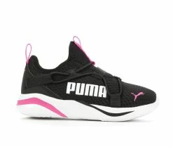 Discount ๐คฉ Girls' Puma Infant & Toddler SR Rift Slip-On Running ๐ Shoes Blk/Pink/Wht โญ