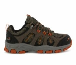 Best deal 💯 Kids' Pacific Mountain Toddler & Little Kid & Big Kid Crestone Hiking 👟 Shoes Khaki/Orange 😀
