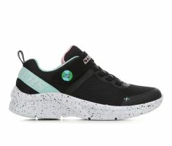 Best deal โญ Girls' Skechers Little Kid & Big Kid Microspec Eco Fun Sustainable Running ๐ Shoes Black/Aqua โ