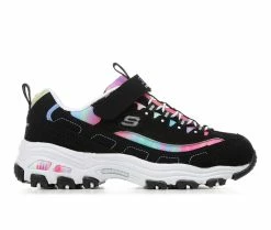 Top 10 ๐ Girls' Skechers Little Kid & Big Kid D'Lites Strap Running ๐ Shoes Black/Multi ๐คฉ