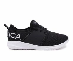 Deals 🔥 Girls' Nautica Little Kid & Big Kid Kappil 👟 Sneakers Black/White 💯