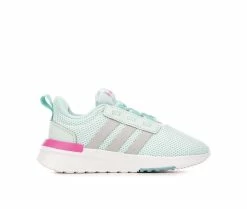 Outlet ๐ฅ Girls' Adidas Toddler Racer TR 21 Sustainable Running ๐ Shoes Mint/Silv/Pink ๐คฉ
