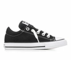 Brand new 🎁 Kids' Converse Big Kid Chuck Taylor All Star Street Ox Slip-On 👟 Sneakers Black/White 🤩