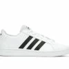Top 10 😉 Kids' Adidas Little Kid & Big Kid Grand Court 👟 Sneakers Wht/Blk/Wht 🧨