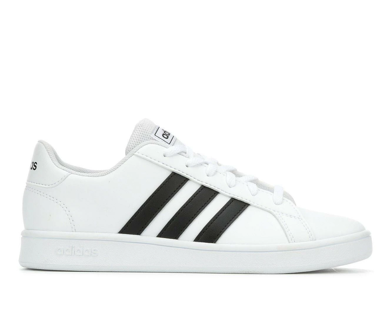 Top 10 ๐ Kids' Adidas Little Kid & Big Kid Grand Court ๐ Sneakers Wht/Blk/Wht ๐งจ - Image 2