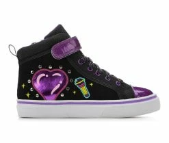 Budget 😍 Girls' Nickelodeon Little Kid & Big Kid Lay Lay Mid-Top 👟 Sneakers Black 🌟