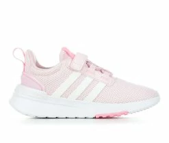 Top 10 ๐งจ Girls' Adidas Little Kid Racer TR 21 Sustainable Running ๐ Shoes Pink/White โค๏ธ