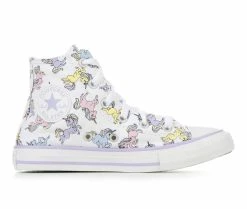Outlet ๐ Girls' Converse Little Kid Chuck Taylor All Star Unicorn Mid ๐ Sneakers White/moon/viol ๐