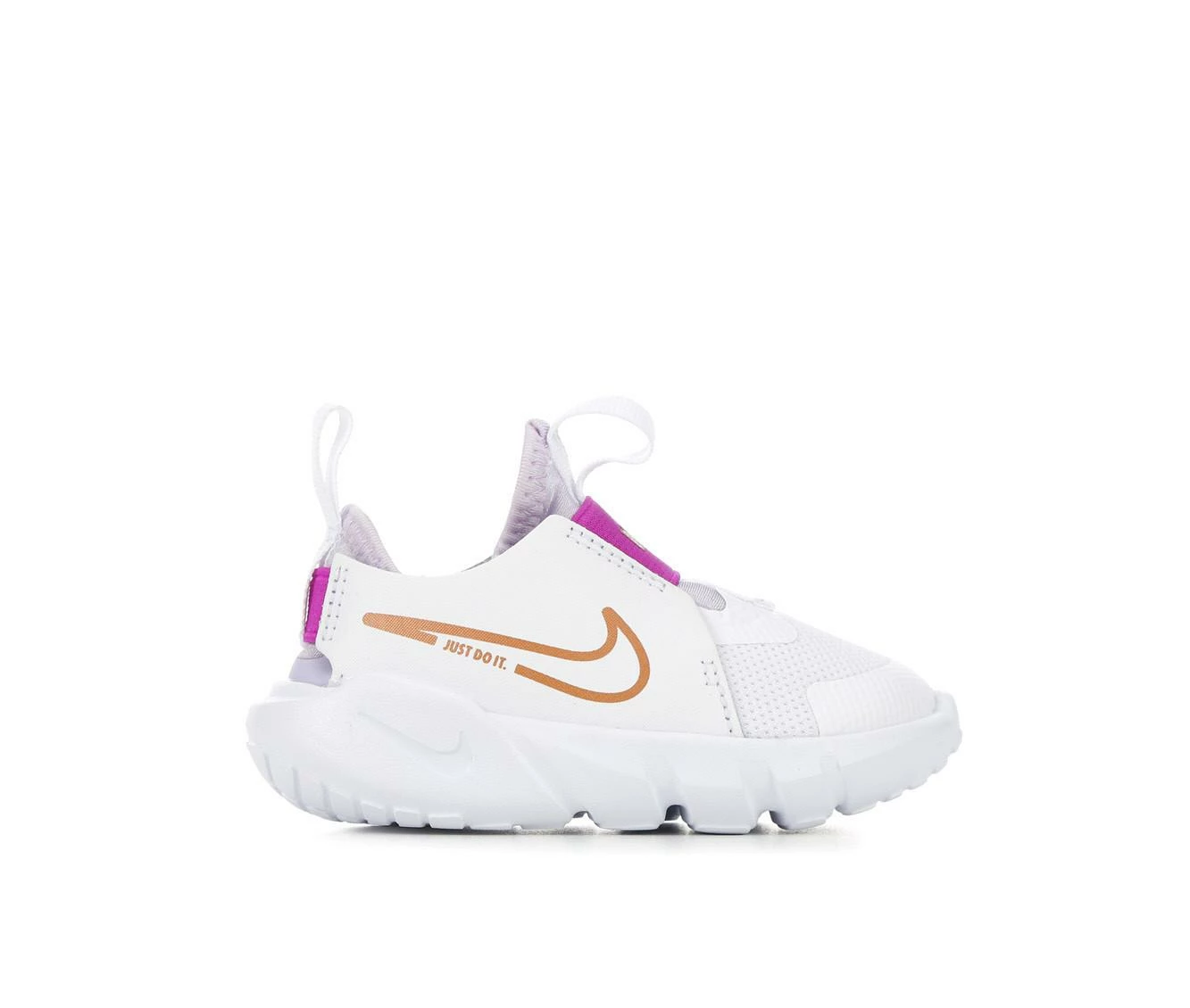 Buy ๐ Girls' Nike Toddler Flex Runner 2 Running ๐ Shoes Wht/Copper/Ppl ๐งจ - Image 2