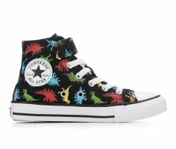 Cheap ๐ Kids' Converse Little Kid Chuck Taylor All Star Dino Mid ๐ Sneakers Blk/red//blue ๐