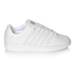 Outlet 🎉 Kids' K-Swiss Big Kid Classic VN Retro 👟 Sneakers White 🌟