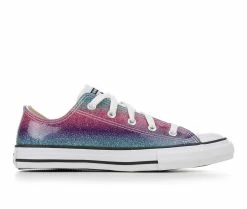 Buy 😀 Girls' Converse Little Kid Chuck Taylor All Star Glitter Drip 👟 Sneakers Wht/Ivory/Ppl 🎉