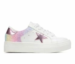 Brand new โค๏ธ Girls' MIA Little Kid & Big Kid Zerina Platform ๐ Sneakers White/Pink ๐ฅฐ