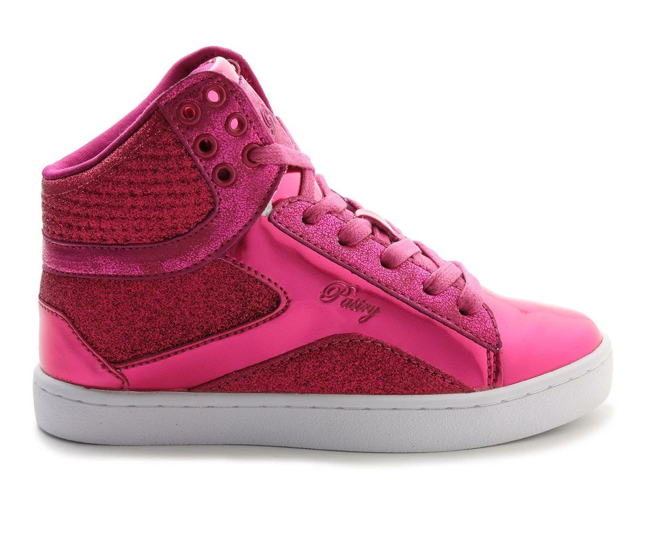 Deals ๐ Girls' Pastry Toddler & Little Kid Pop Tart Glitter High Top ๐ Sneakers Fuchsia ๐