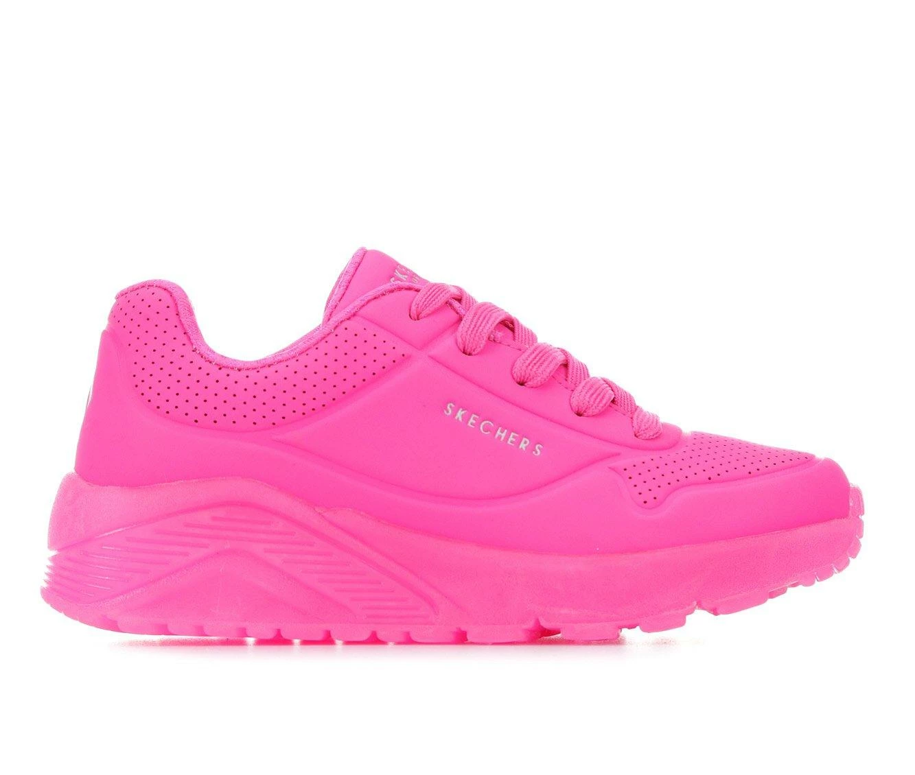 Coupon ๐ Girls' Skechers Little Kid & Big Kid Uno Ice Wedge ๐ Sneakers Hot Pink ๐ - Image 2