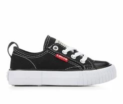 Top 10 โ๏ธ Girls' Levis Toddler Anikan Canvas ๐ Sneakers Black ๐