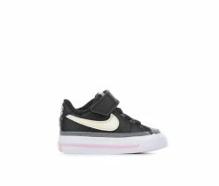 Buy ๐ฏ Girls' Nike Infant & Toddler Court Legacy Special Edition ๐ Sneakers Black/Cash/Pink โค๏ธ