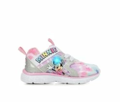 Brand new 🛒 Girls' Disney Toddler & Little Kid Minnie Mouse 3 Light-Up 👟 Sneakers Tie Dye 🔥