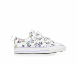 Cheapest 😀 Girls' Converse Toddler Unicorn 2V Oxford 👟 Sneakers Wht/Moon/Violet 🛒