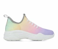 Wholesale 😍 Girls' Madden Girl Little Kid & Big Kid MMyless Slip-On 👟 Sneakers Rainbow Ombre 🥰